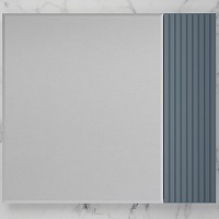 Style Line Зеркальный шкаф Стокгольм 80 графит софт